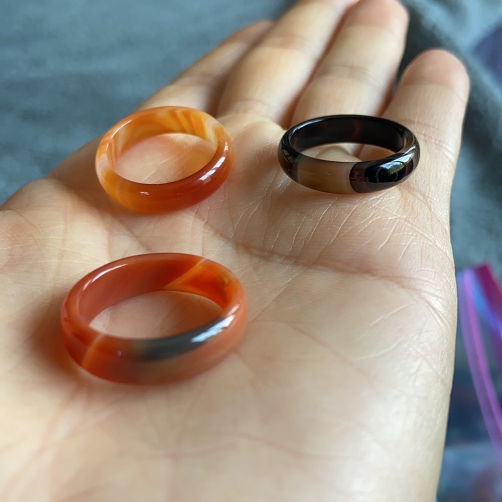 Natural Stone Rings - Picture 3 of 4